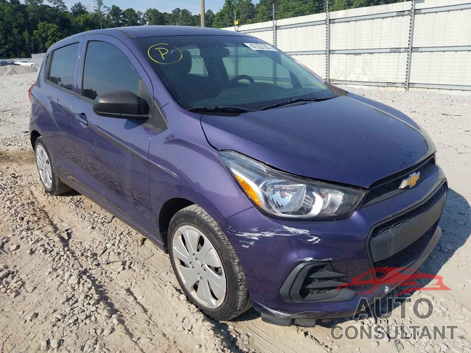 CHEVROLET SPARK 2016 - KL8CB6SA1GC637206