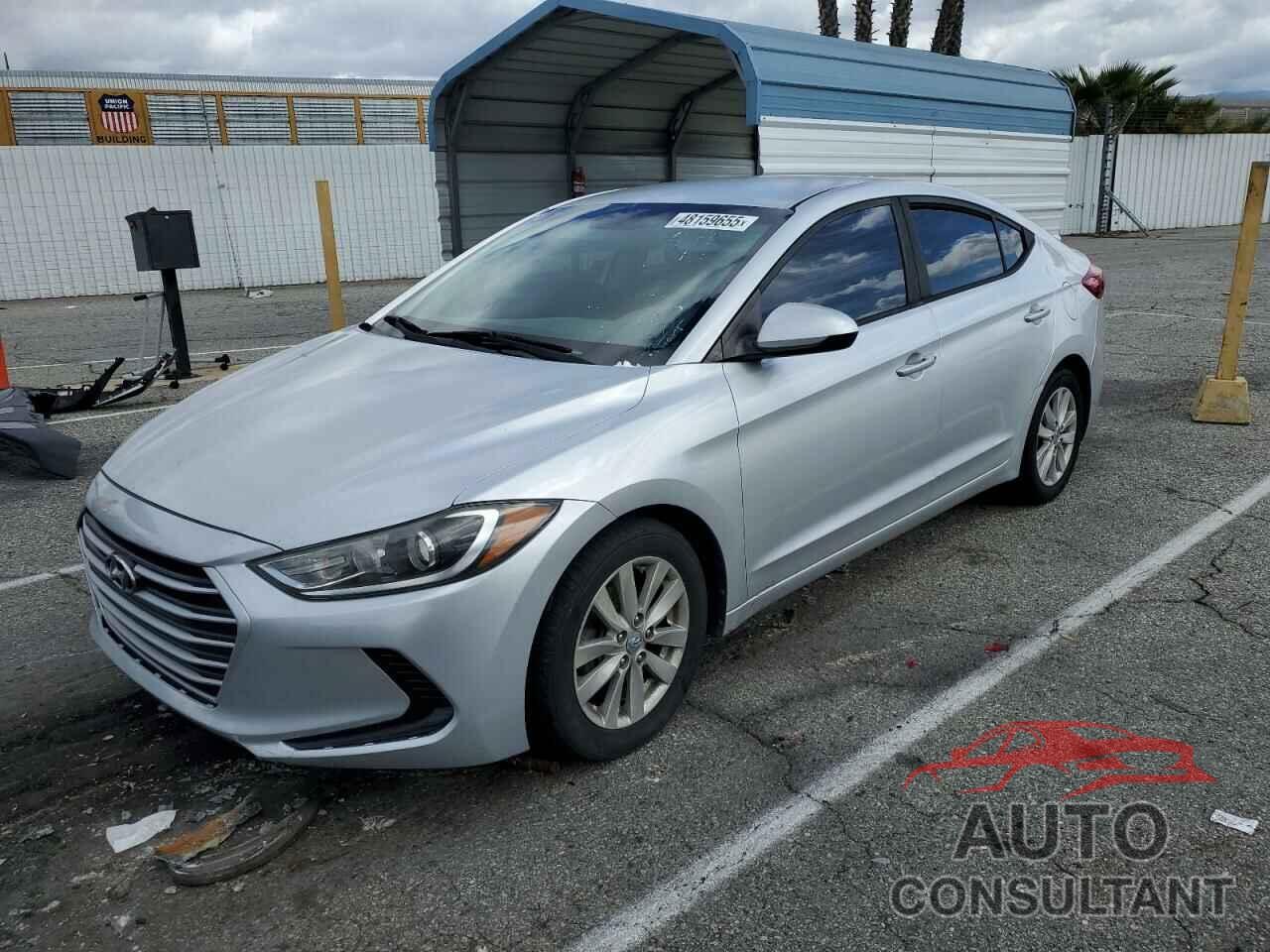 HYUNDAI ELANTRA 2017 - KMHD74LF0HU084132