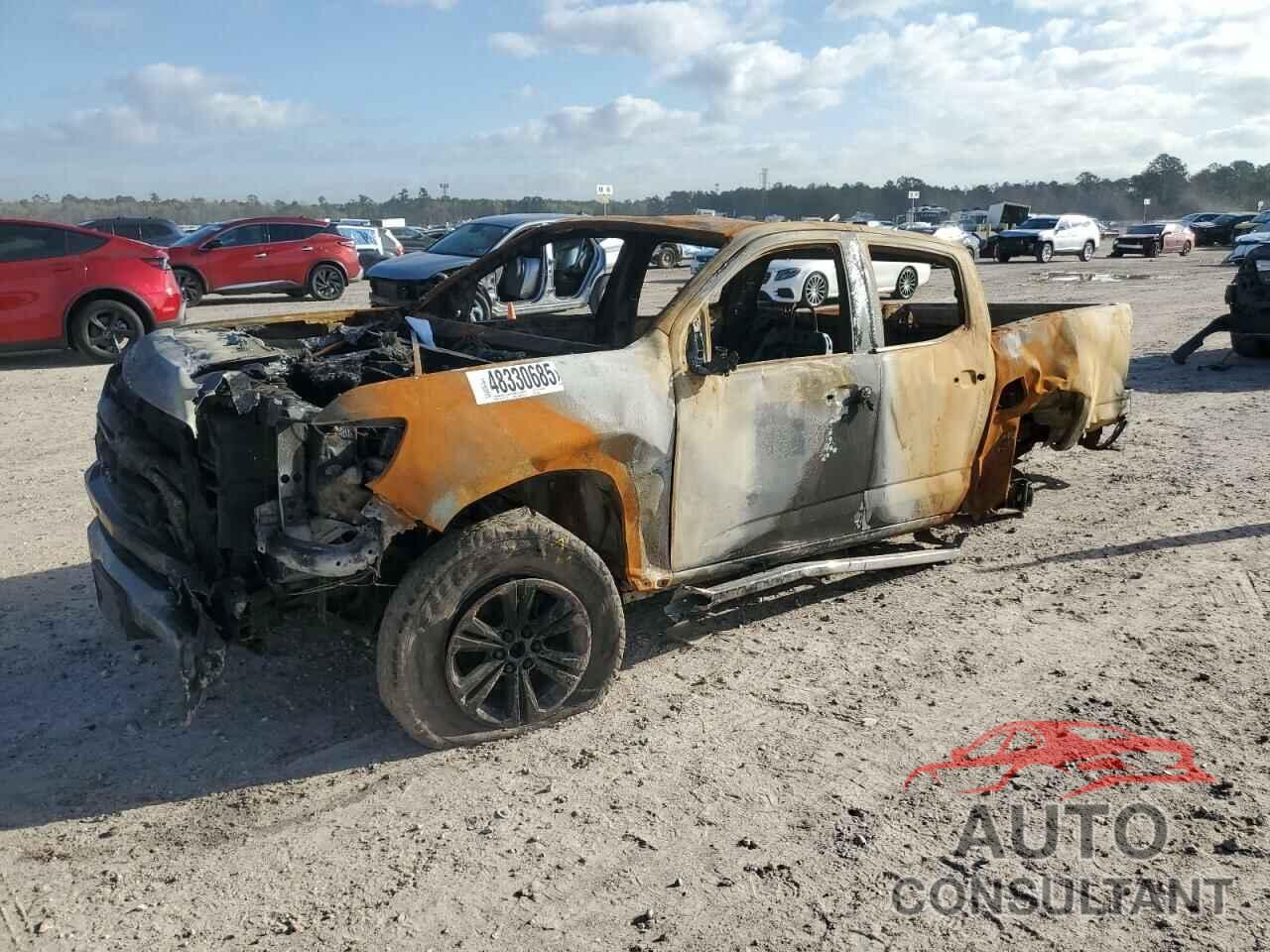 CHEVROLET COLORADO 2021 - 1GCGTDENXM1168262