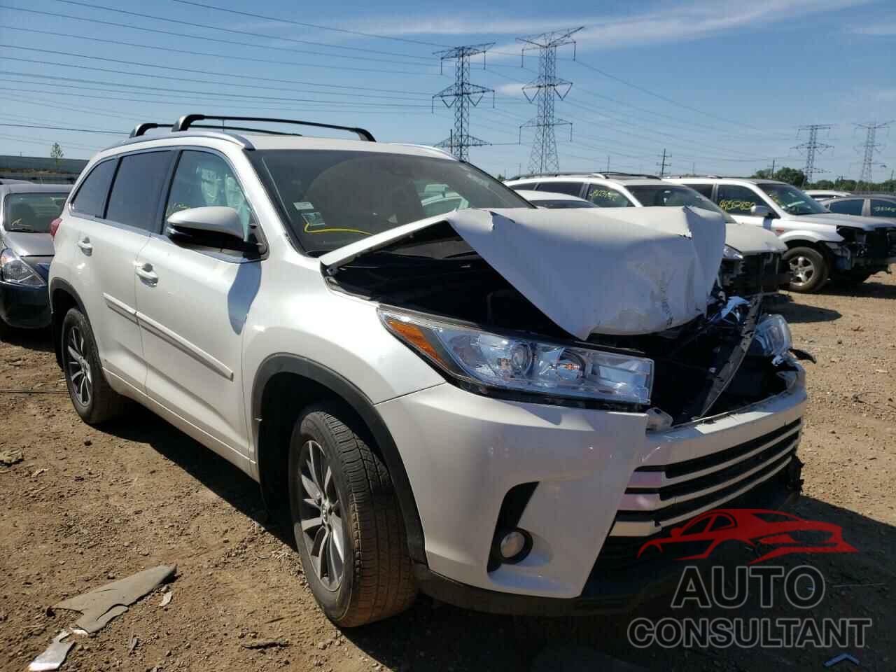 TOYOTA HIGHLANDER 2017 - 5TDJZRFHXHS459783
