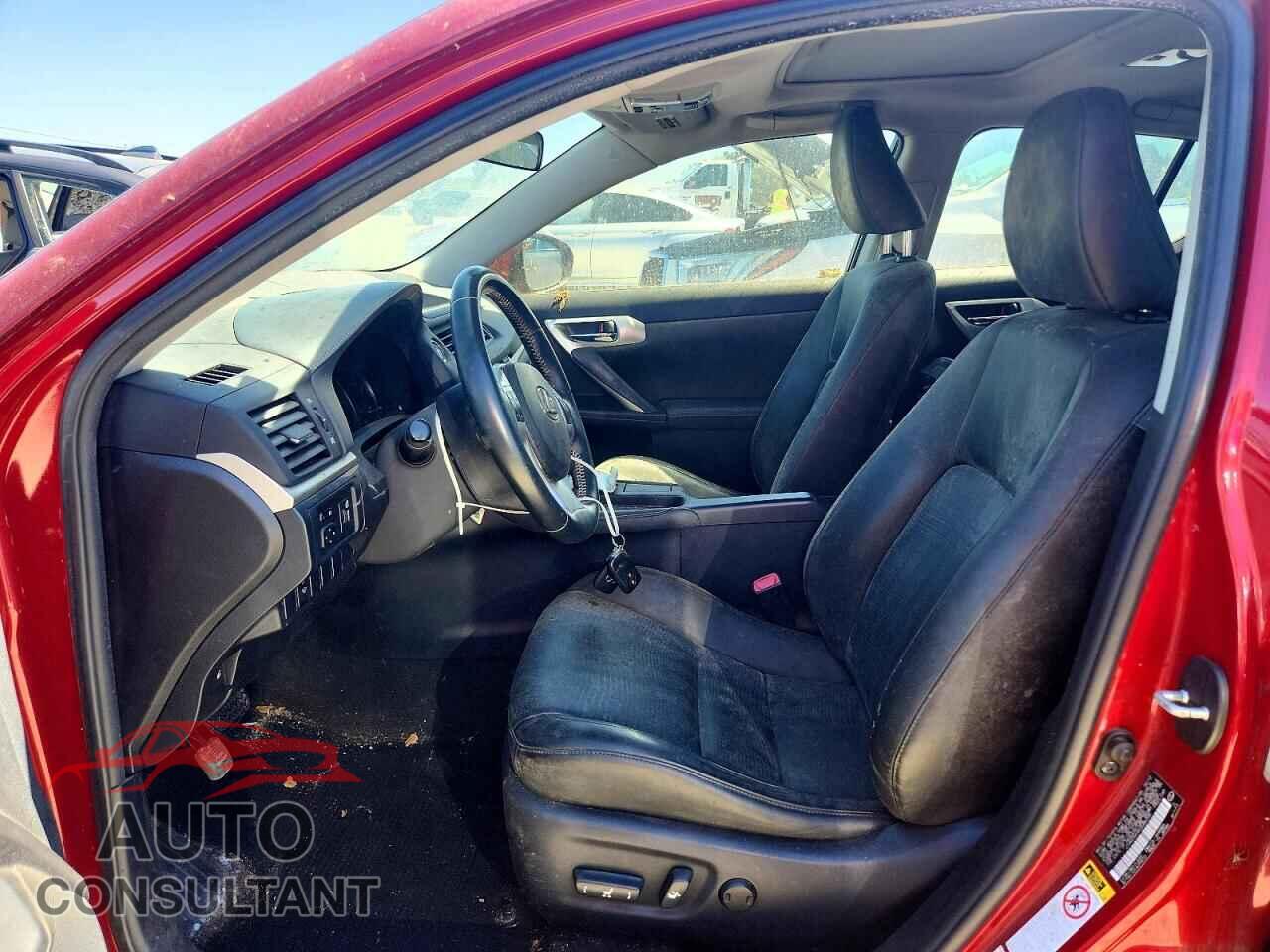 LEXUS CT 200 2012 - JTHKD5BH4C2086336