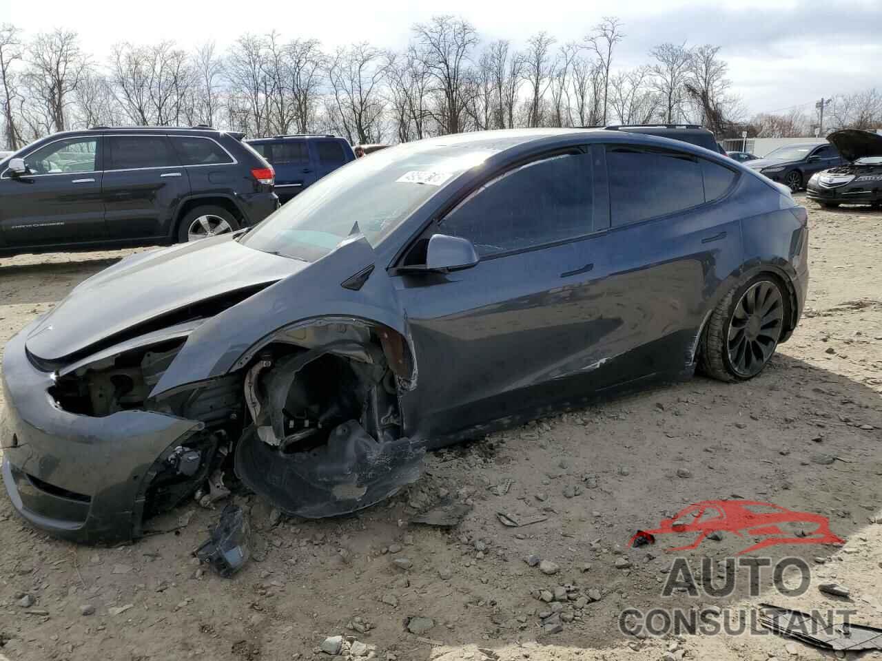 TESLA MODEL Y 2021 - 5YJYGDEF1MF249045
