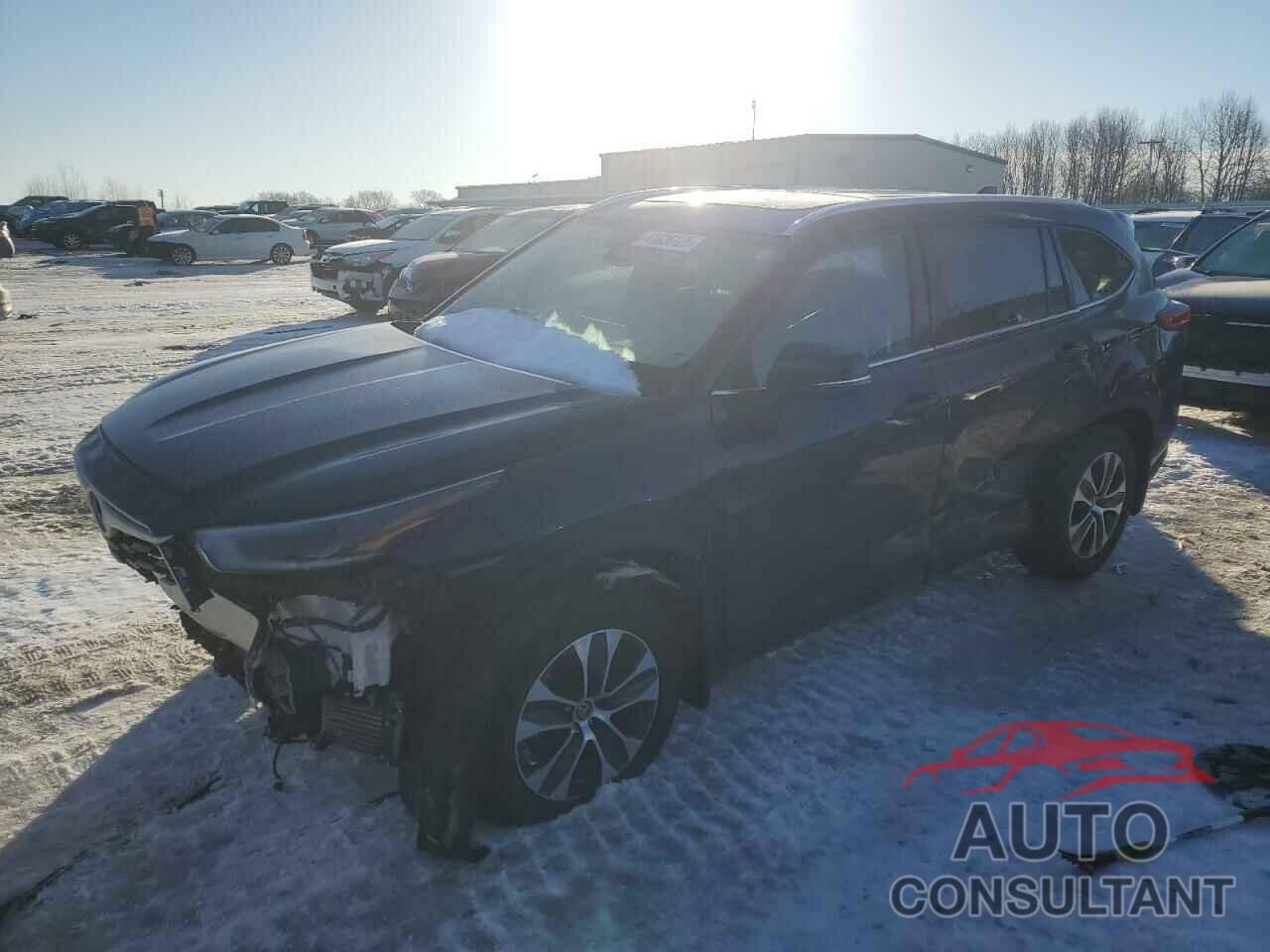 TOYOTA HIGHLANDER 2021 - 5TDHZRBH9MS155276