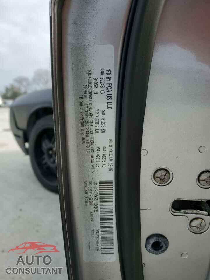 DODGE CHALLENGER 2017 - 2C3CDZAG5HH545432