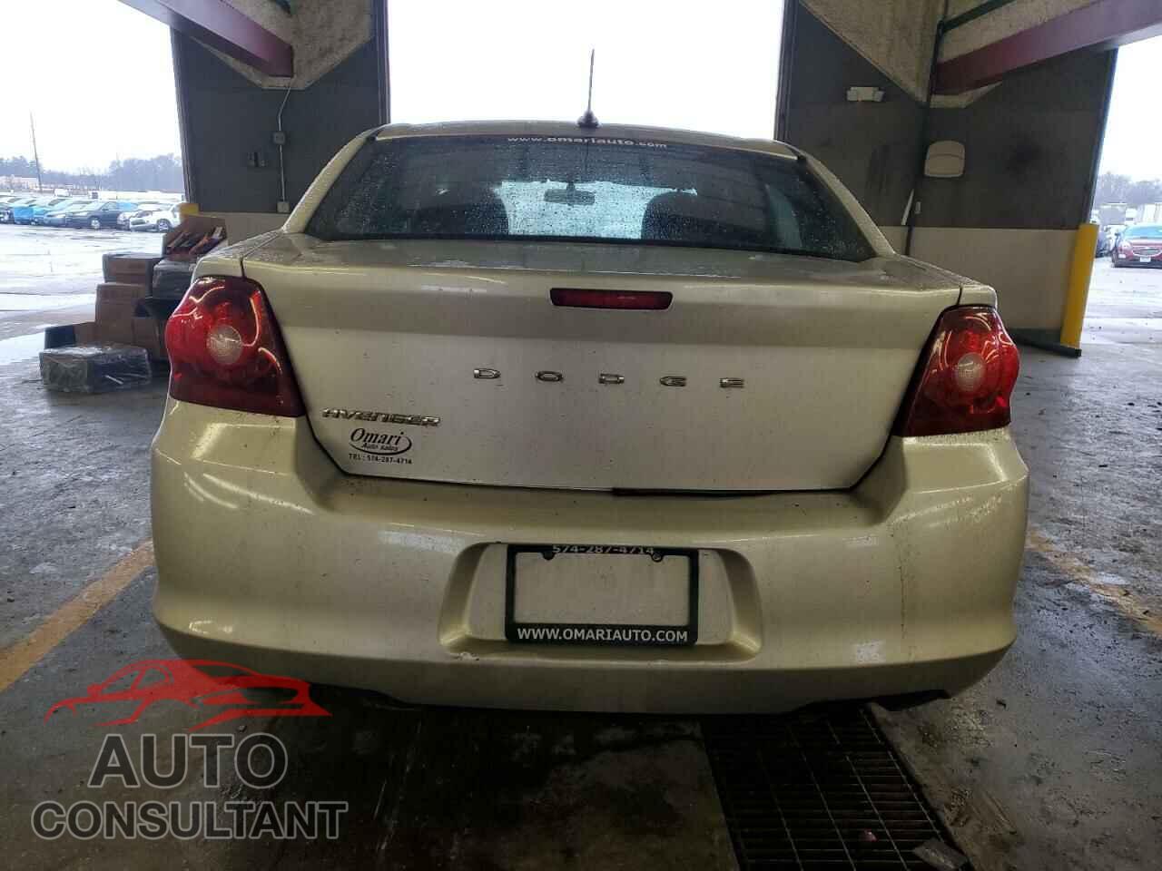 DODGE AVENGER 2012 - 1C3CDZCB1CN137950