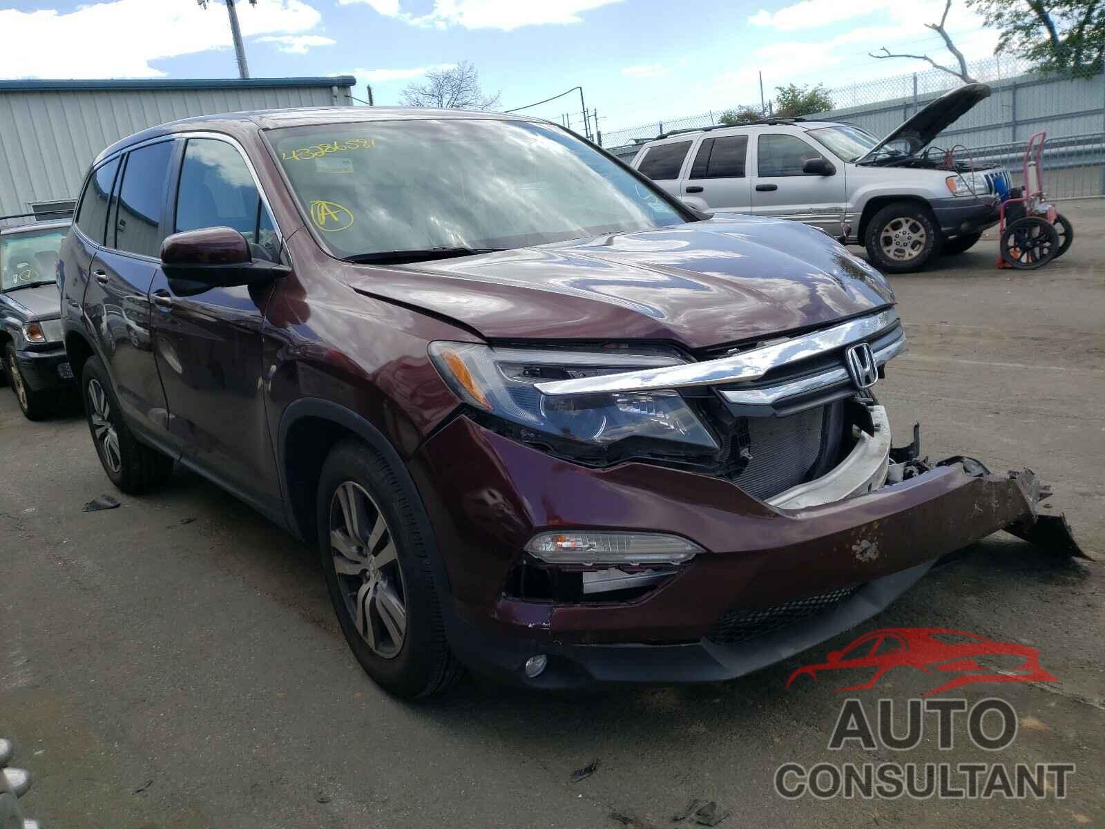 HONDA PILOT 2017 - 5FNYF6H52HB082198