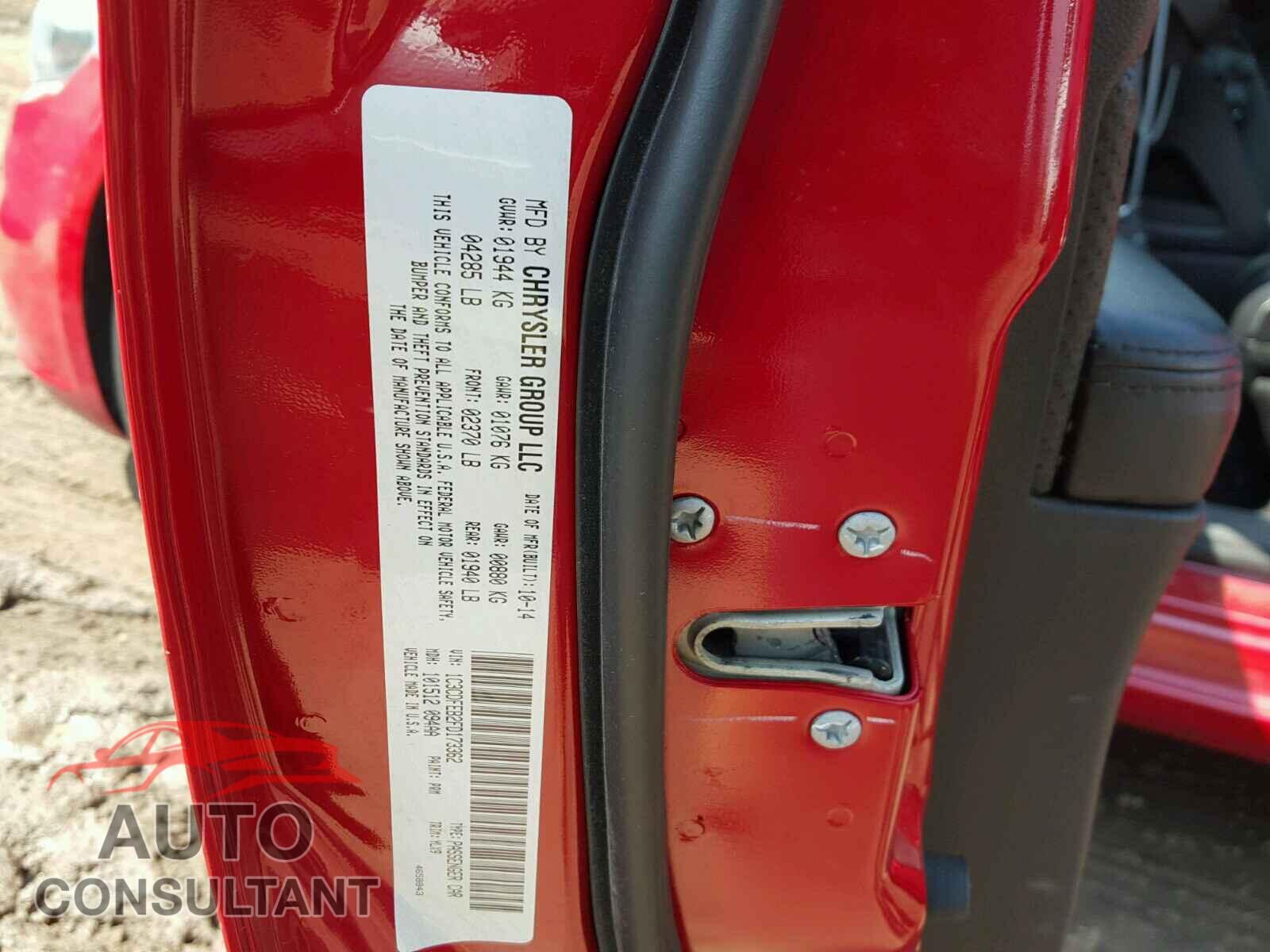 DODGE DART 2015 - 1C3CDFEB2FD173362