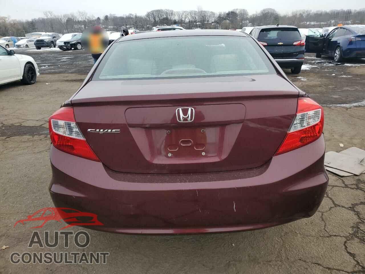 HONDA CIVIC 2012 - 2HGFB2F56CH554745