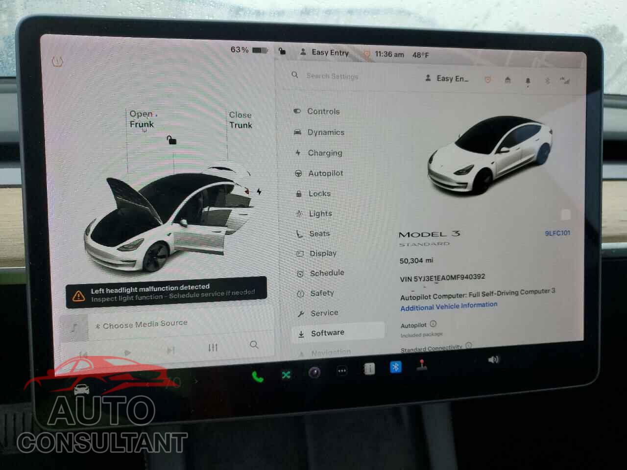 TESLA MODEL 3 2021 - 5YJ3E1EA0MF940392