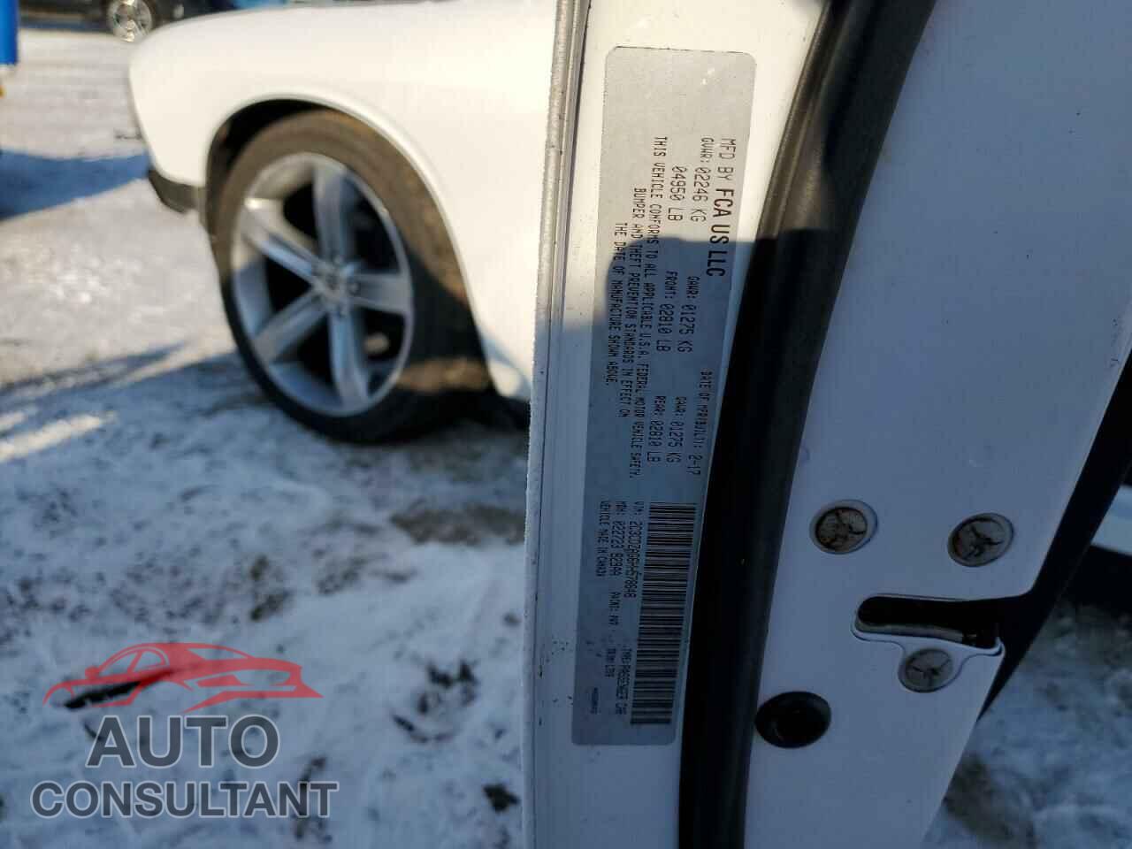 DODGE CHALLENGER 2017 - 2C3CDZAG6HH578648