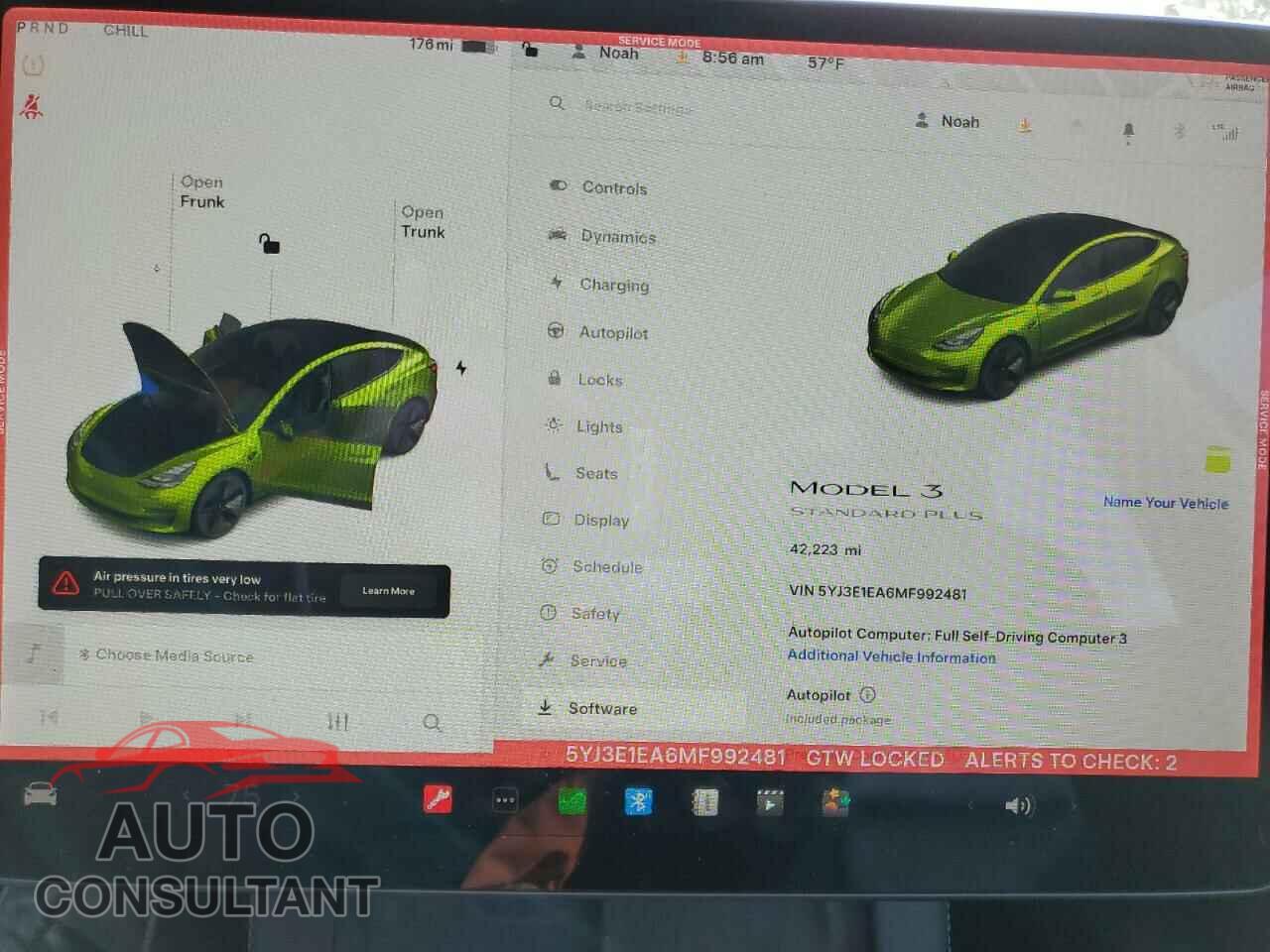 TESLA MODEL 3 2021 - 5YJ3E1EA6MF992481