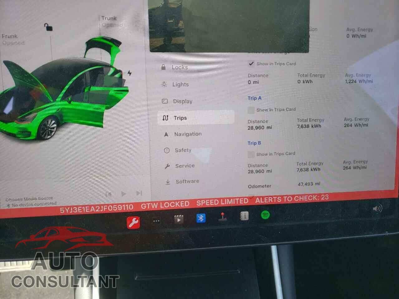 TESLA MODEL 3 2018 - 5YJ3E1EA2JF059110