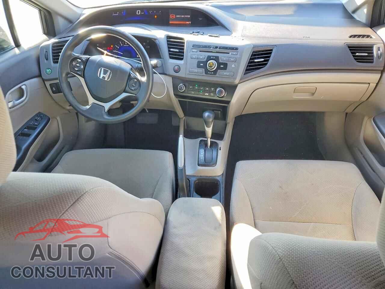 HONDA CIVIC 2012 - 19XFB2F54CE327760