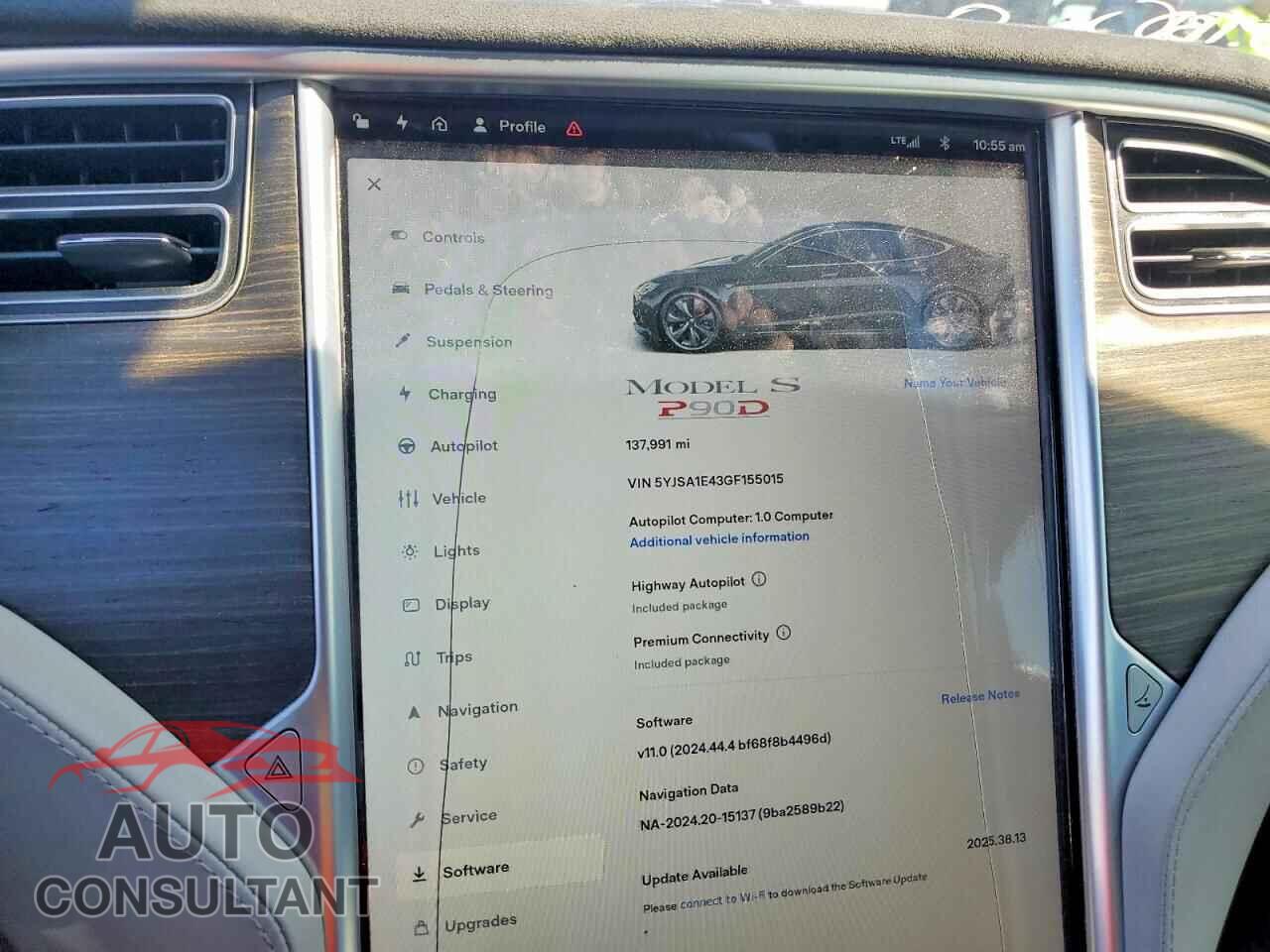 TESLA MODEL S 2016 - 5YJSA1E43GF155015