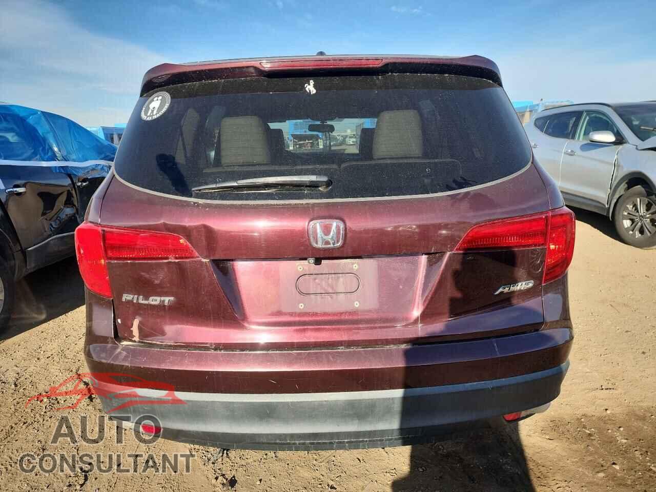 HONDA PILOT 2017 - 5FNYF6H55HB007706