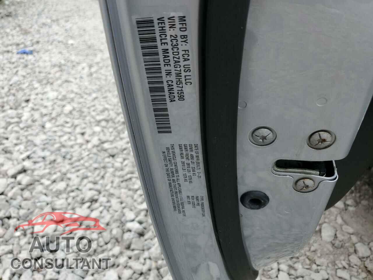 DODGE CHALLENGER 2021 - 2C3CDZAG7MH571590
