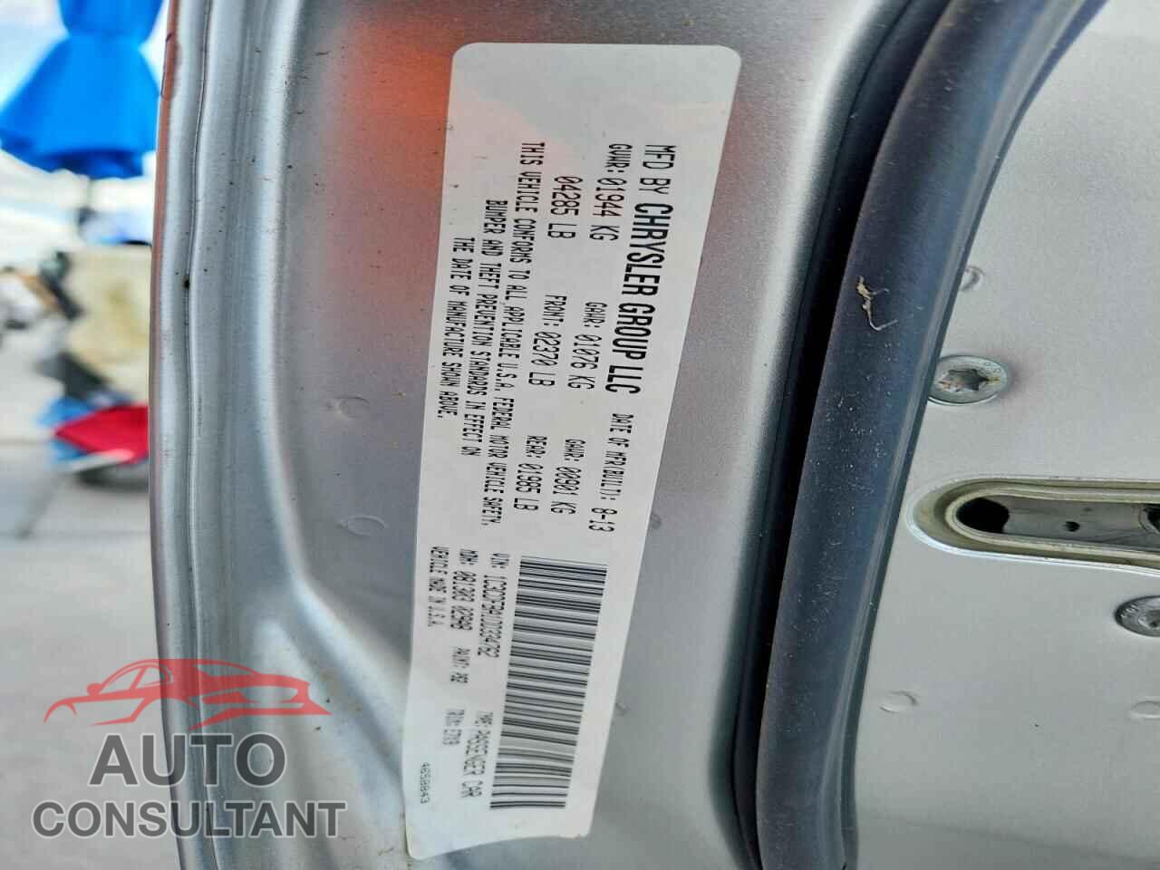 DODGE DART 2013 - 1C3CDFBA1DD334762