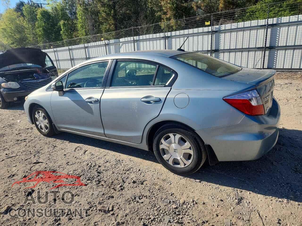 HONDA CIVIC 2012 - JHMFB4F38CS006424