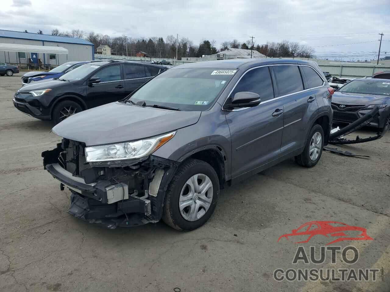 TOYOTA HIGHLANDER 2019 - 5TDBZRFH0KS731284
