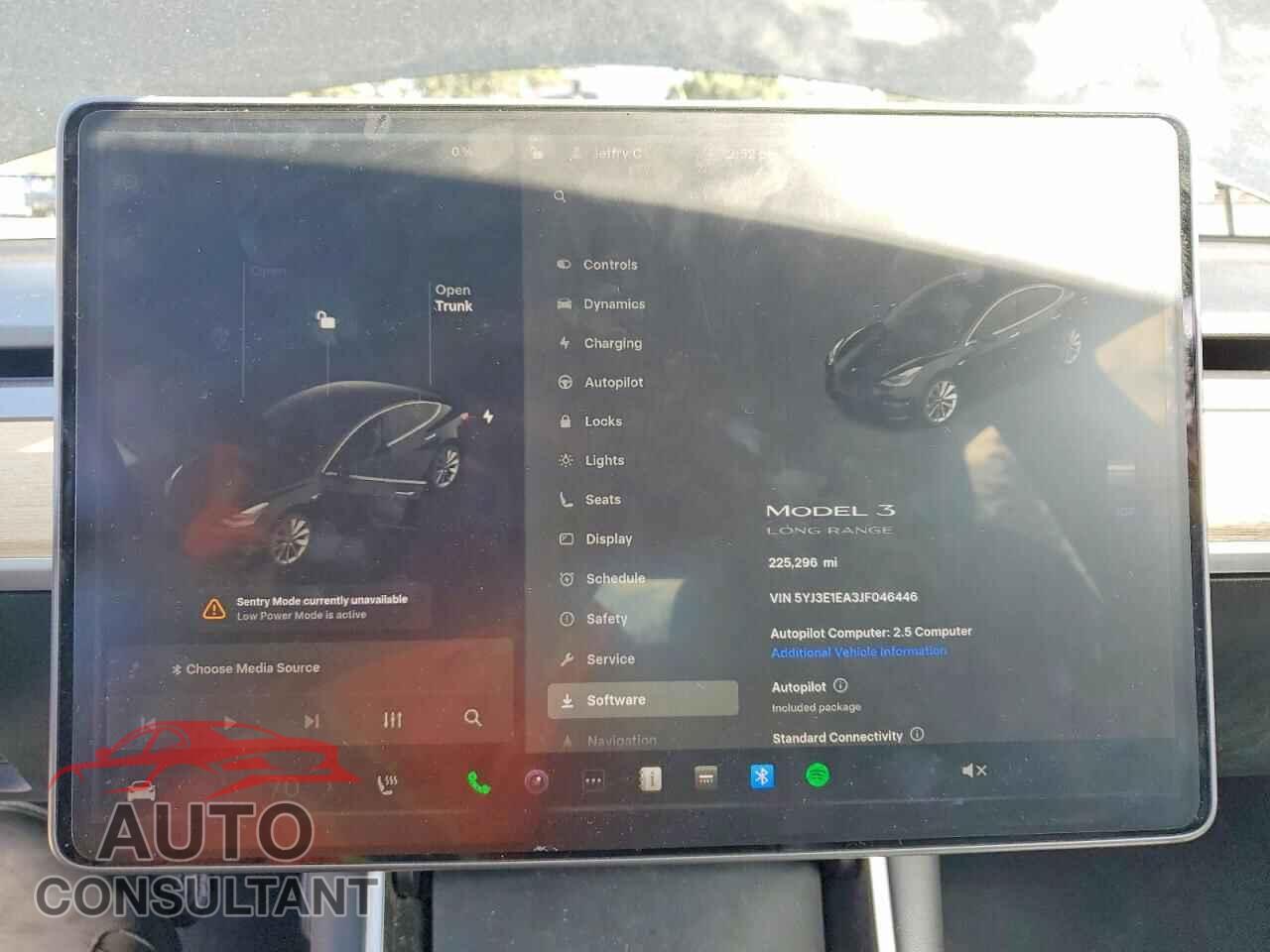 TESLA MODEL 3 2018 - 5YJ3E1EA3JF046446