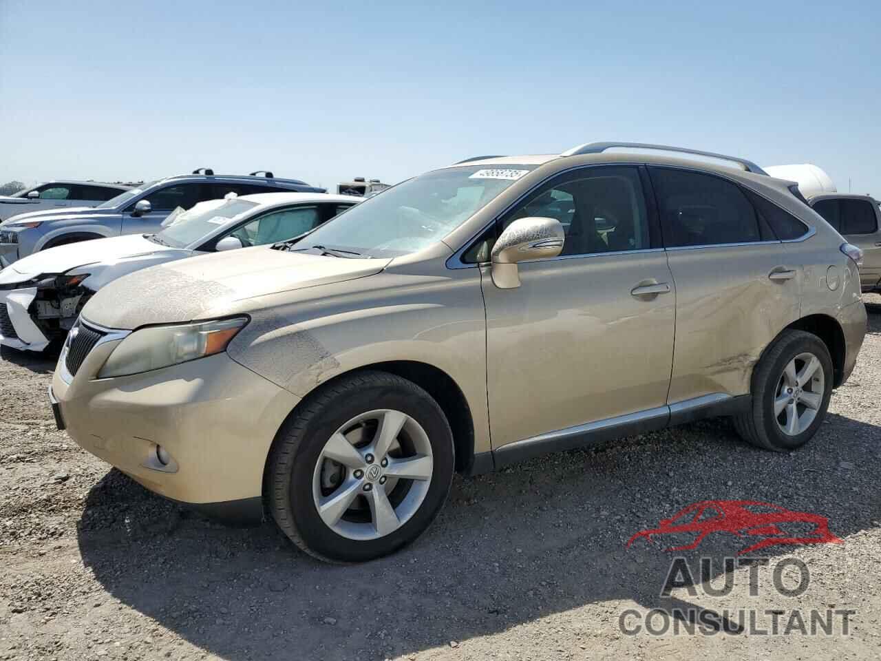 LEXUS RX350 2010 - 2T2BK1BA7AC035698