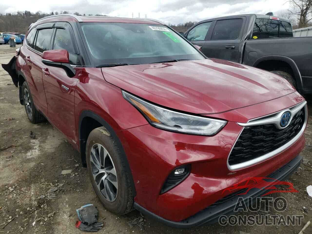 TOYOTA HIGHLANDER 2021 - 5TDGBRCH9MS528105