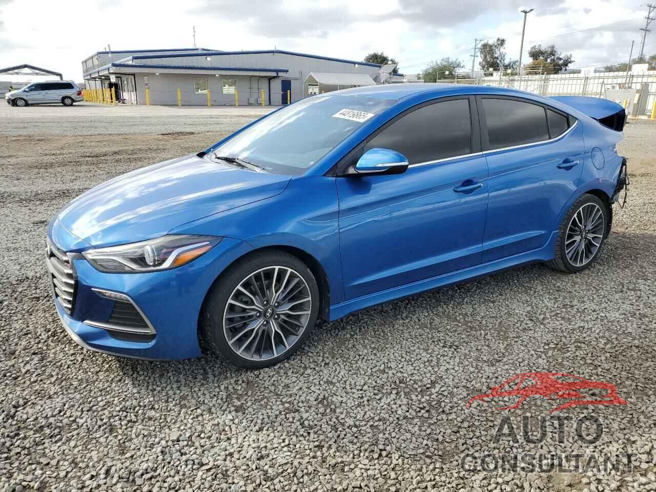 HYUNDAI ELANTRA 2017 - KMHD04LB0HU345275