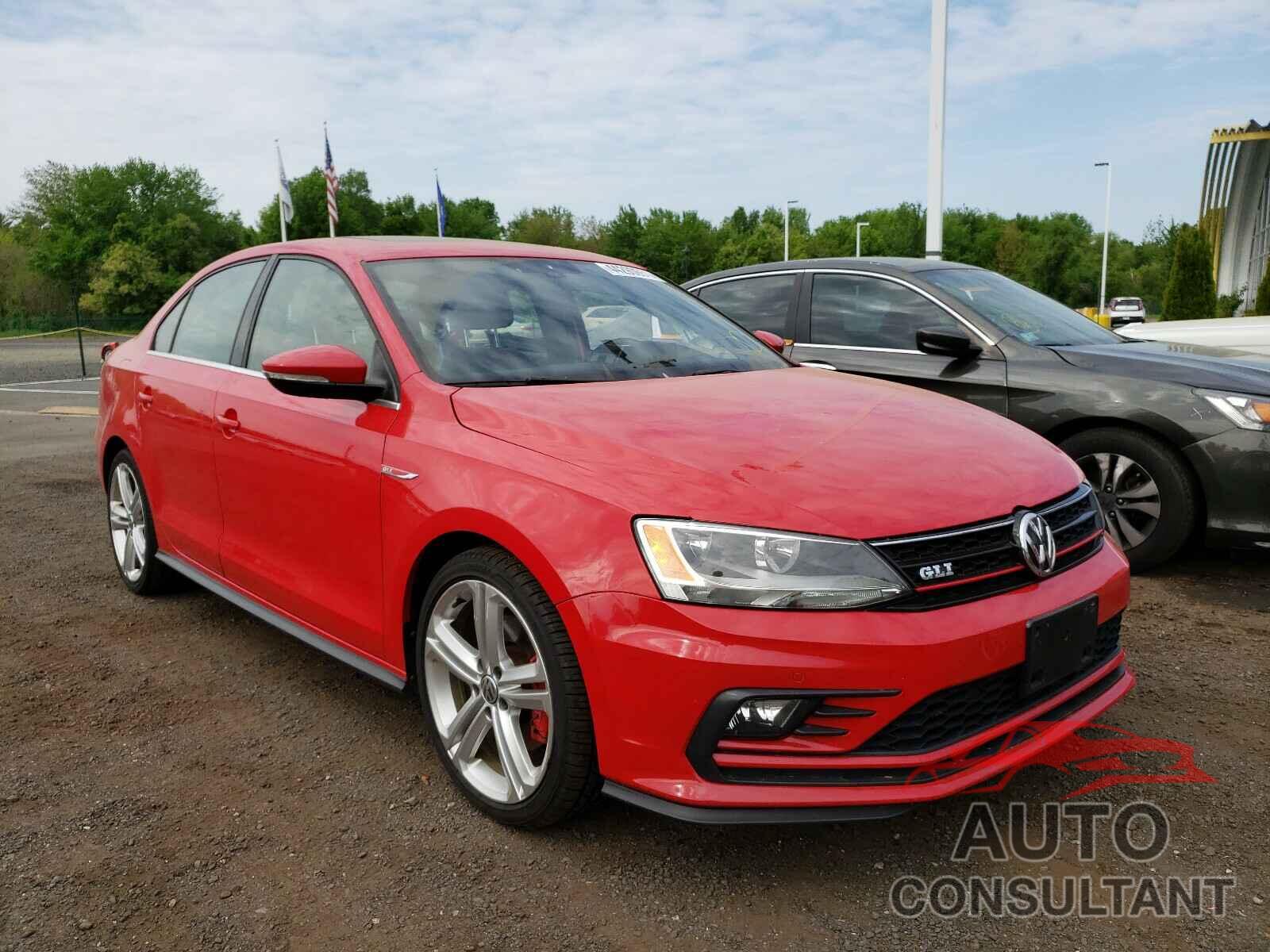 VOLKSWAGEN JETTA 2016 - 3VW4T7AJ1GM291010