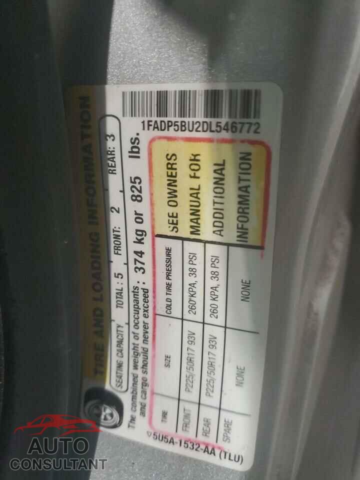 FORD CMAX 2013 - 1FADP5BU2DL546772