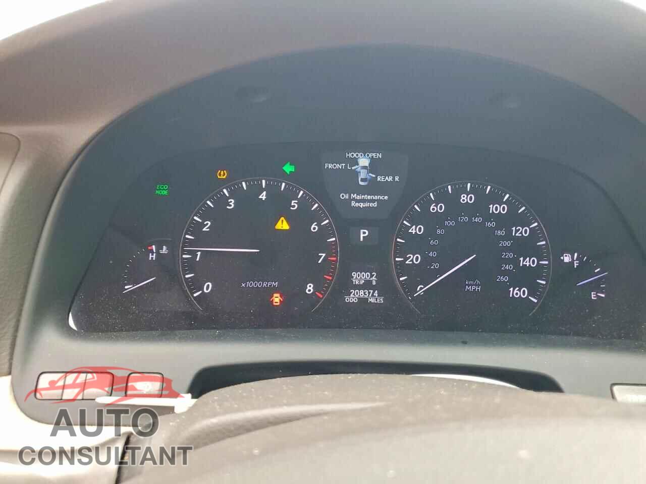 LEXUS LS500 2010 - JTHCL5EF5A5006037