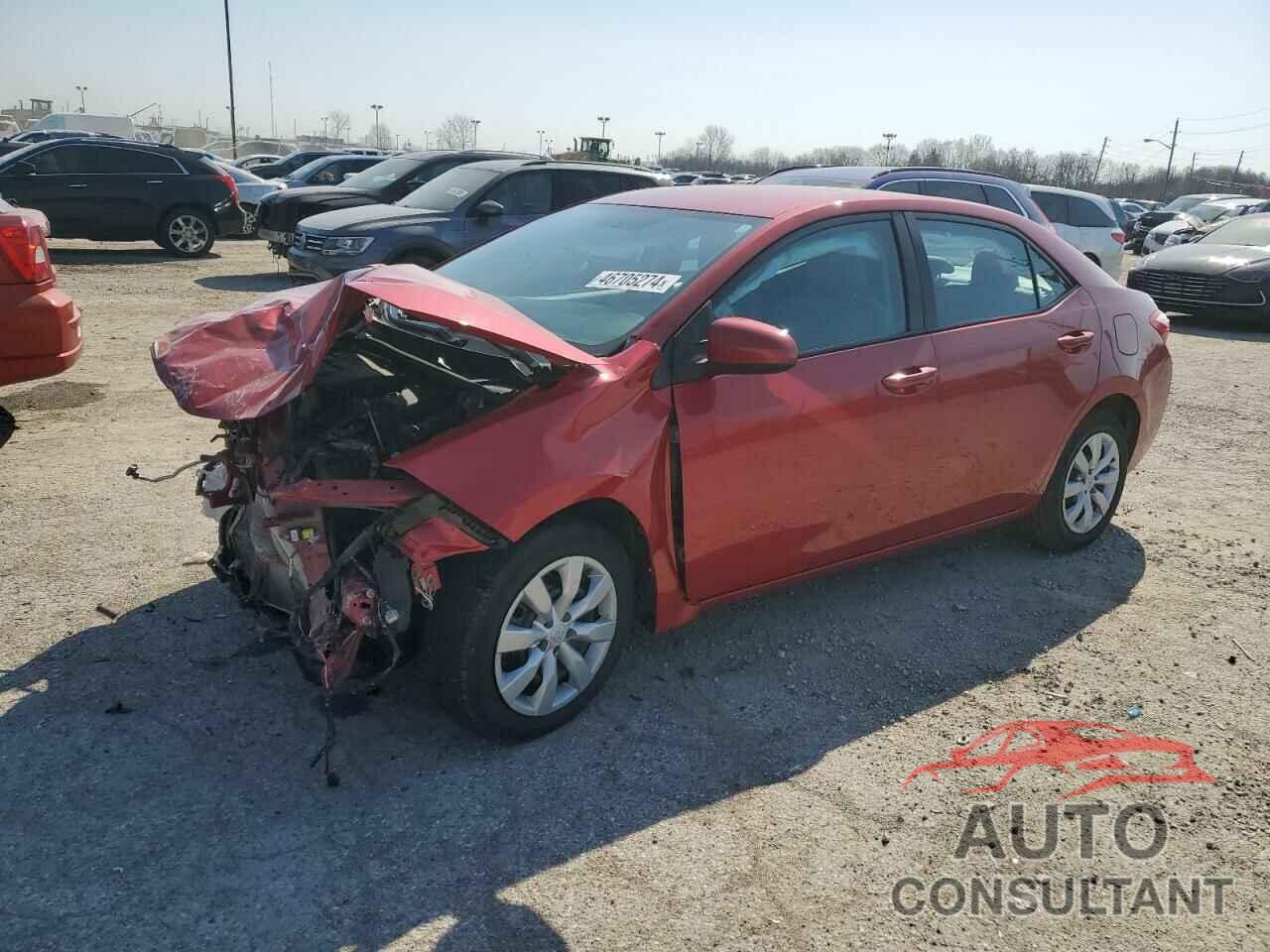 TOYOTA COROLLA 2016 - 2T1BURHEXGC630531