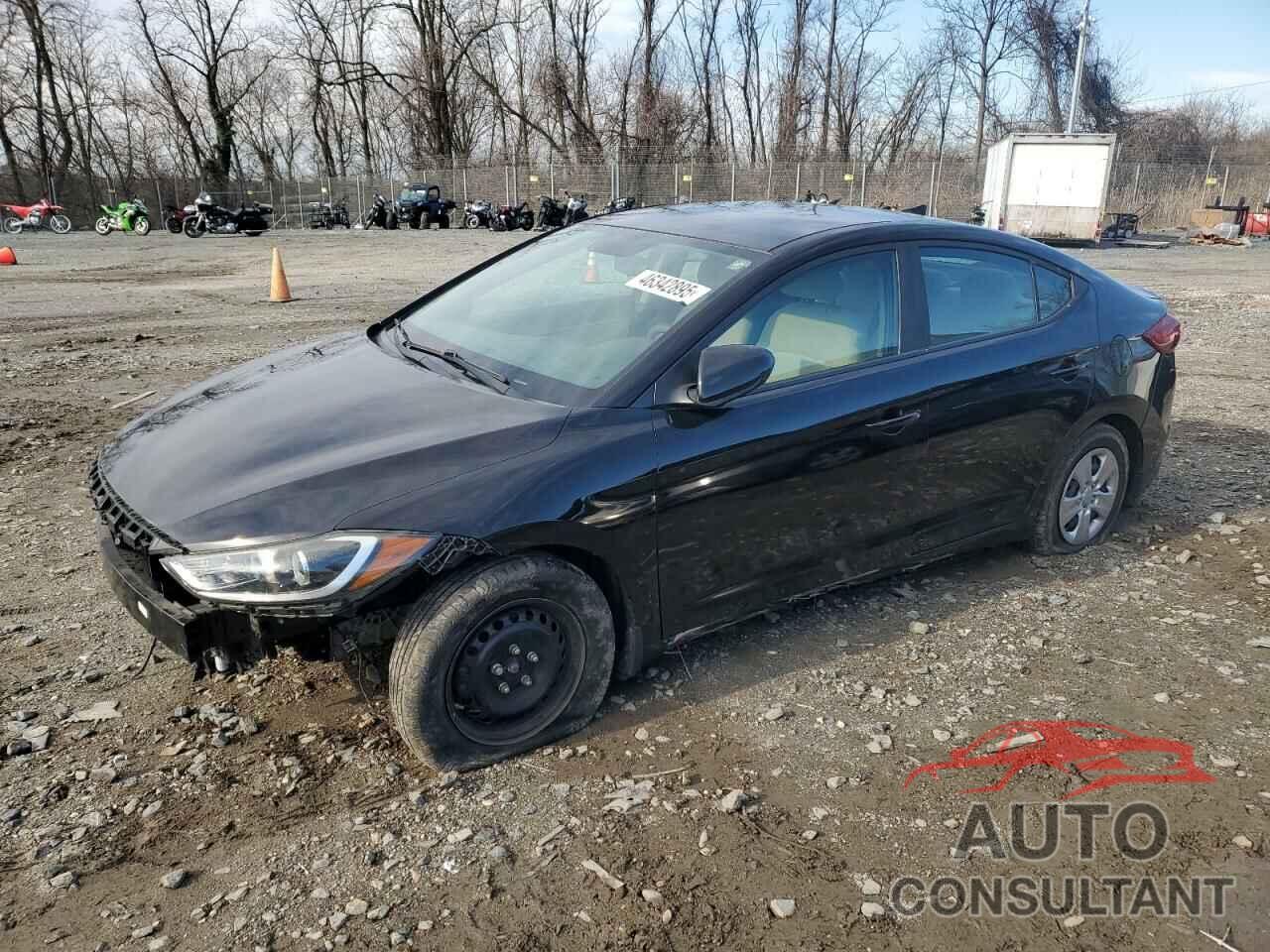HYUNDAI ELANTRA 2017 - KMHD74LF6HU394771