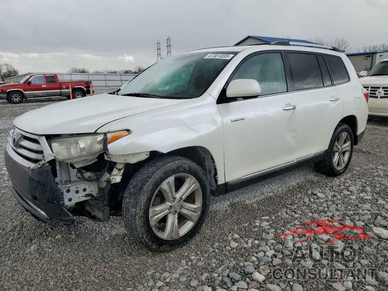 TOYOTA HIGHLANDER 2012 - 5TDDK3EH8CS160625