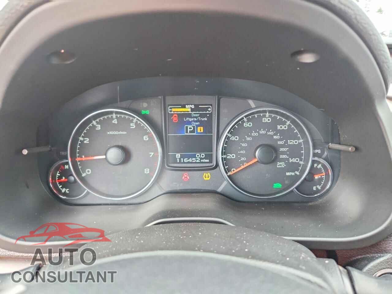 SUBARU OUTBACK 2014 - 4S4BRBPC4E3323107