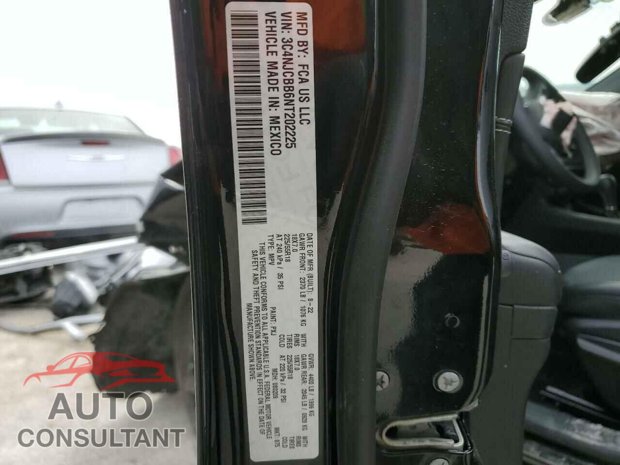 JEEP COMPASS 2022 - 3C4NJCBB6NT202225