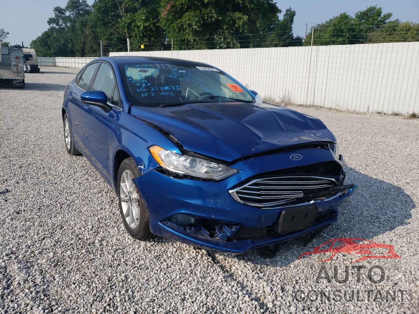 FORD FUSION 2017 - 3FA6P0H77HR213035
