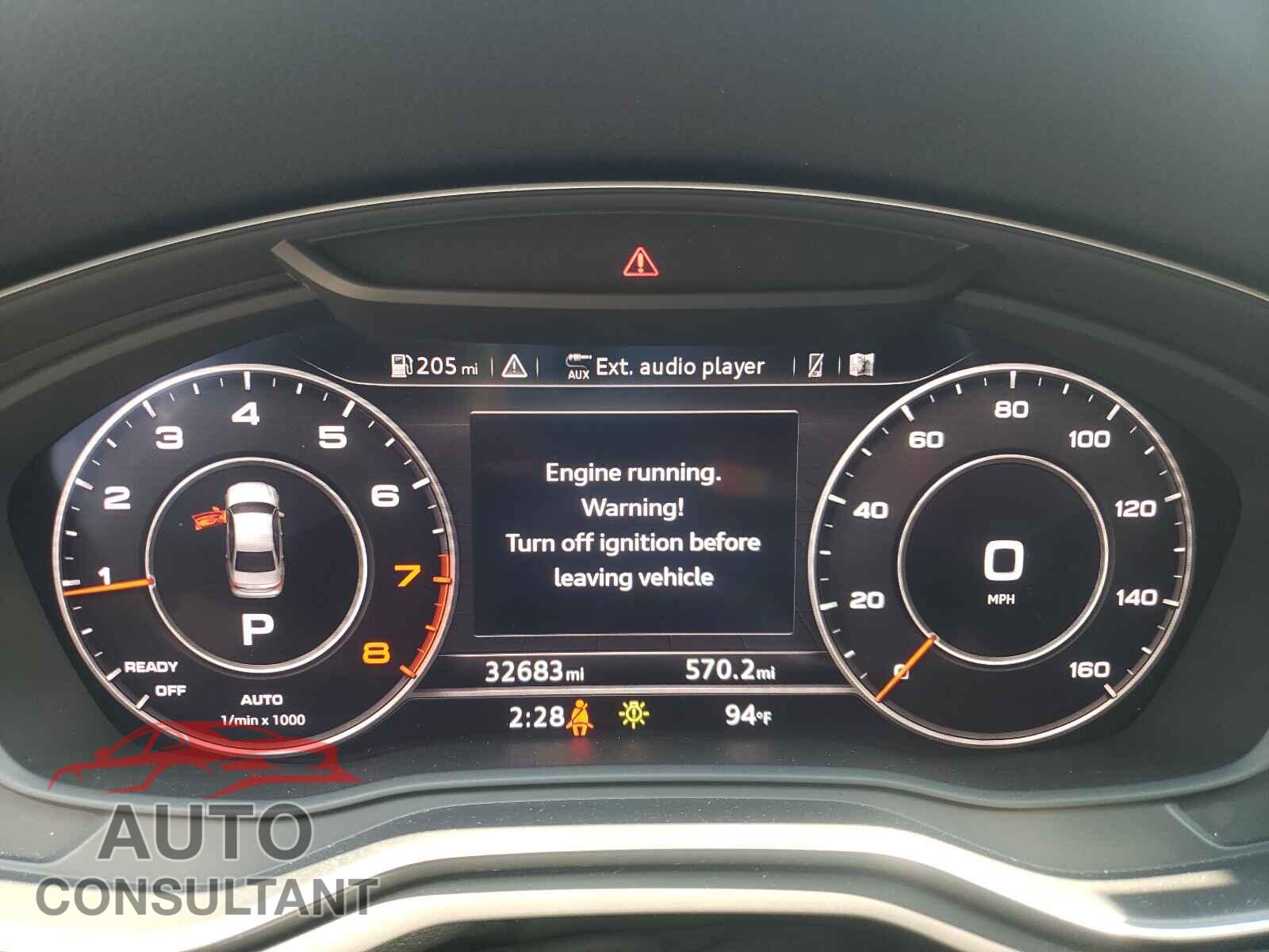 AUDI A4 2017 - WAUDNAF49HN051821