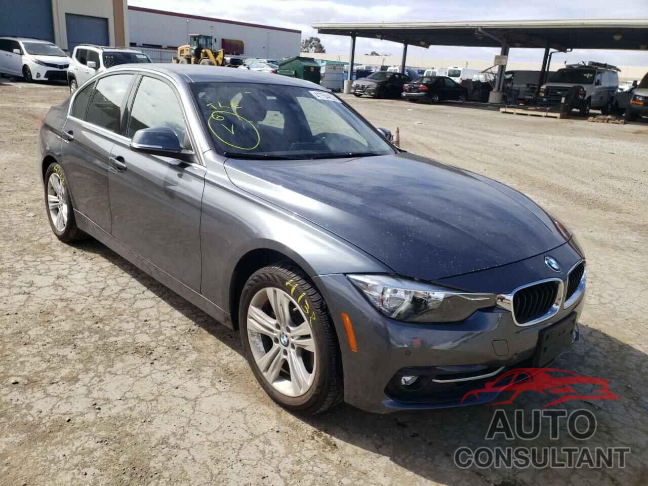 BMW 3 SERIES 2017 - WBA8B9G37HNU56140