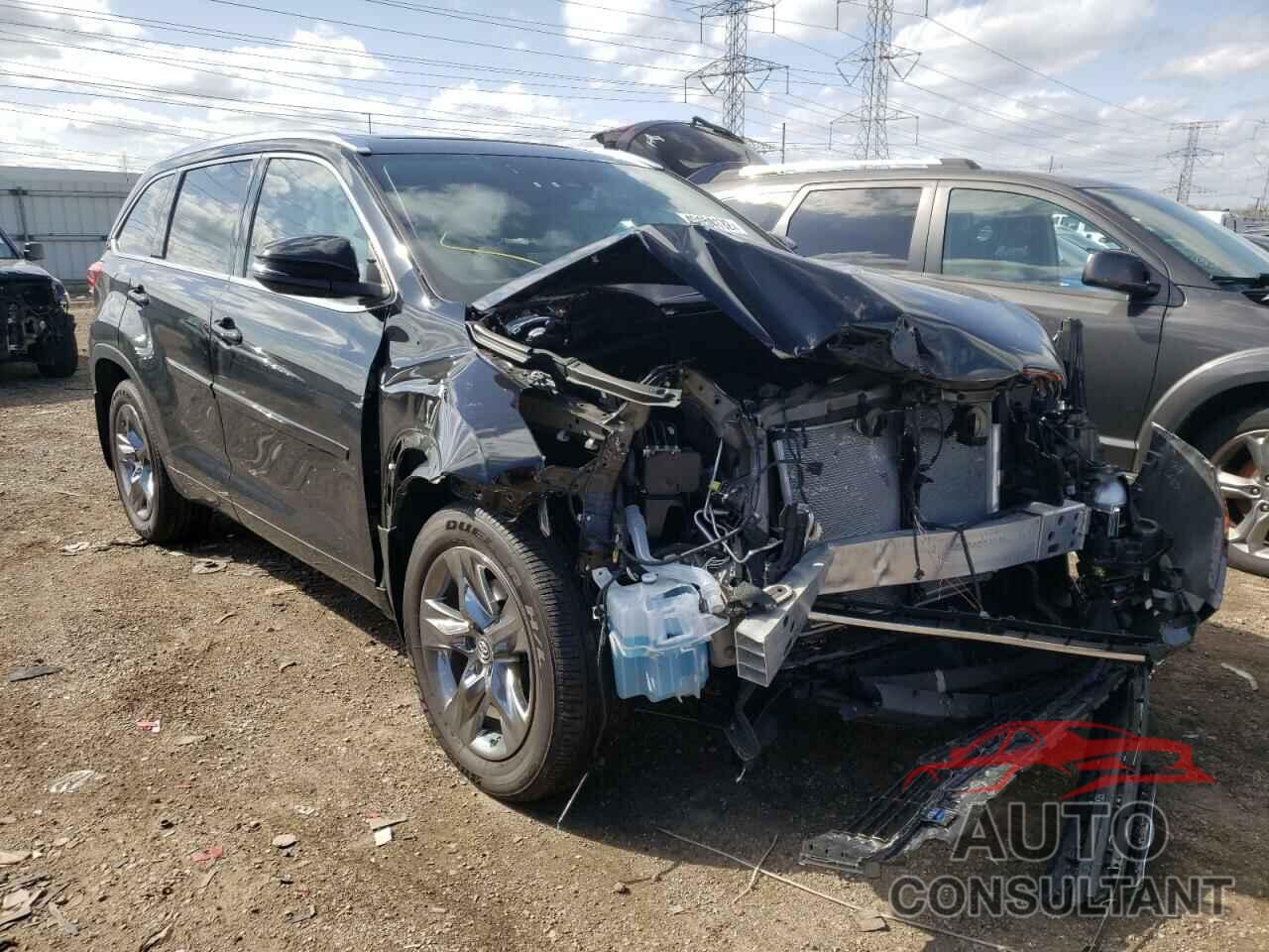 TOYOTA HIGHLANDER 2018 - 5TDDZRFH9JS868943