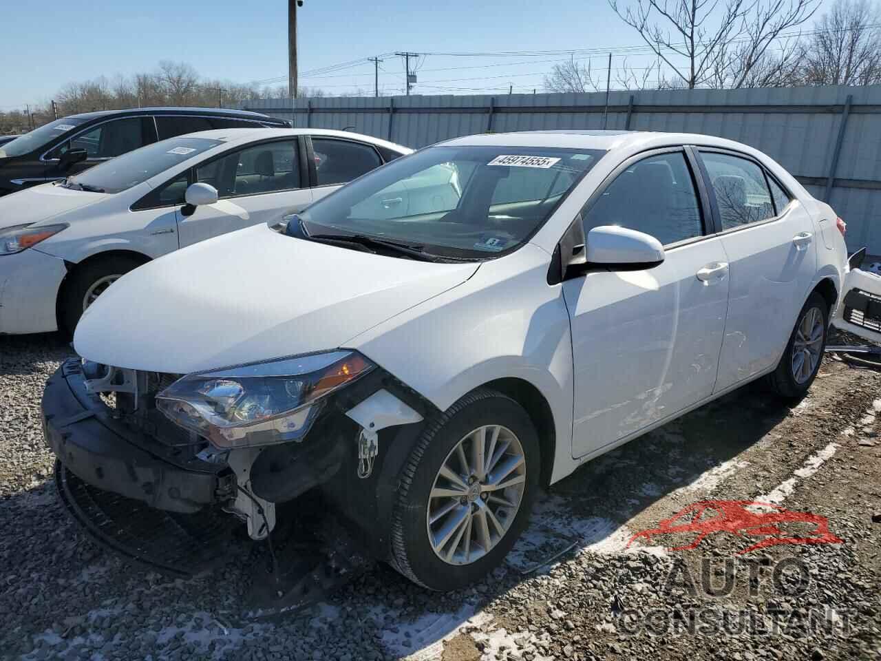TOYOTA COROLLA 2015 - 2T1BURHE1FC370809