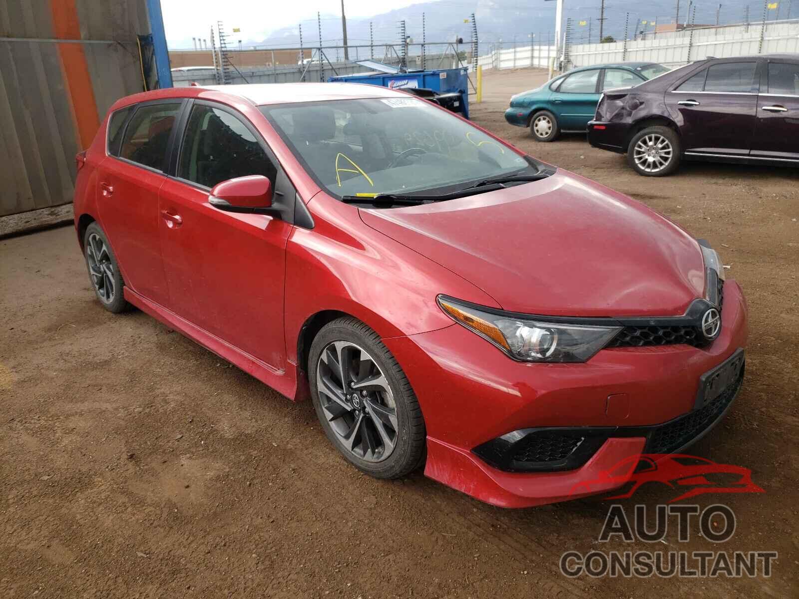 TOYOTA SCION 2016 - JTNKARJE4GJ519430