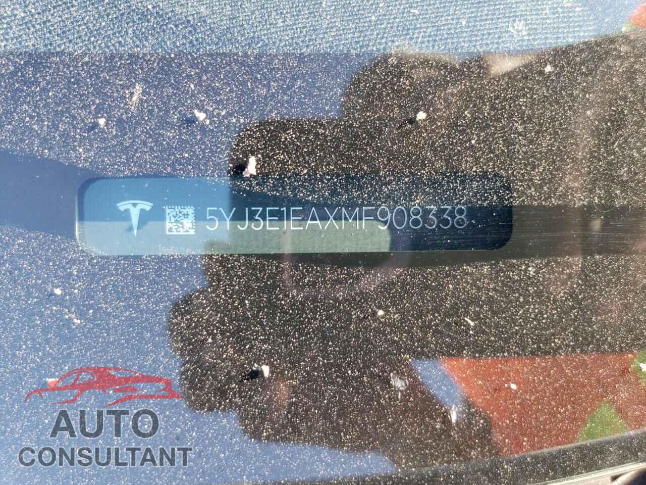 TESLA MODEL 3 2021 - 5YJ3E1EAXMF908338