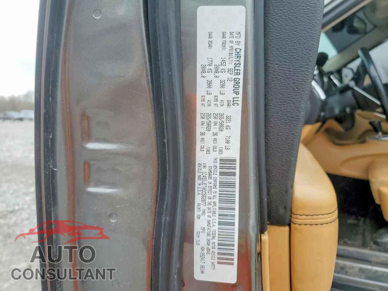 DODGE DURANGO 2013 - 1C4SDJET0DC562877