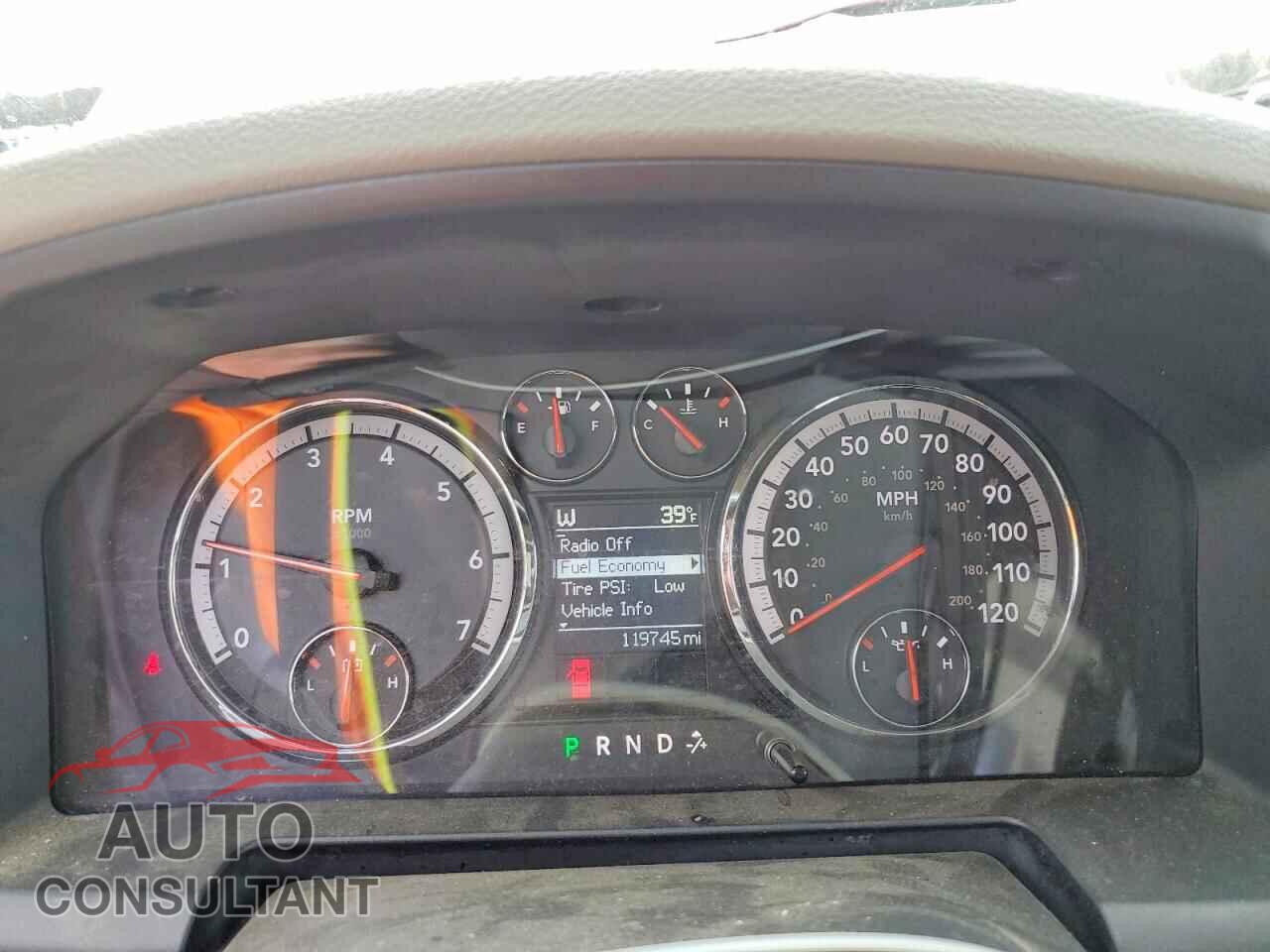 DODGE RAM 1500 2012 - 1C6RD7GT1CS306774
