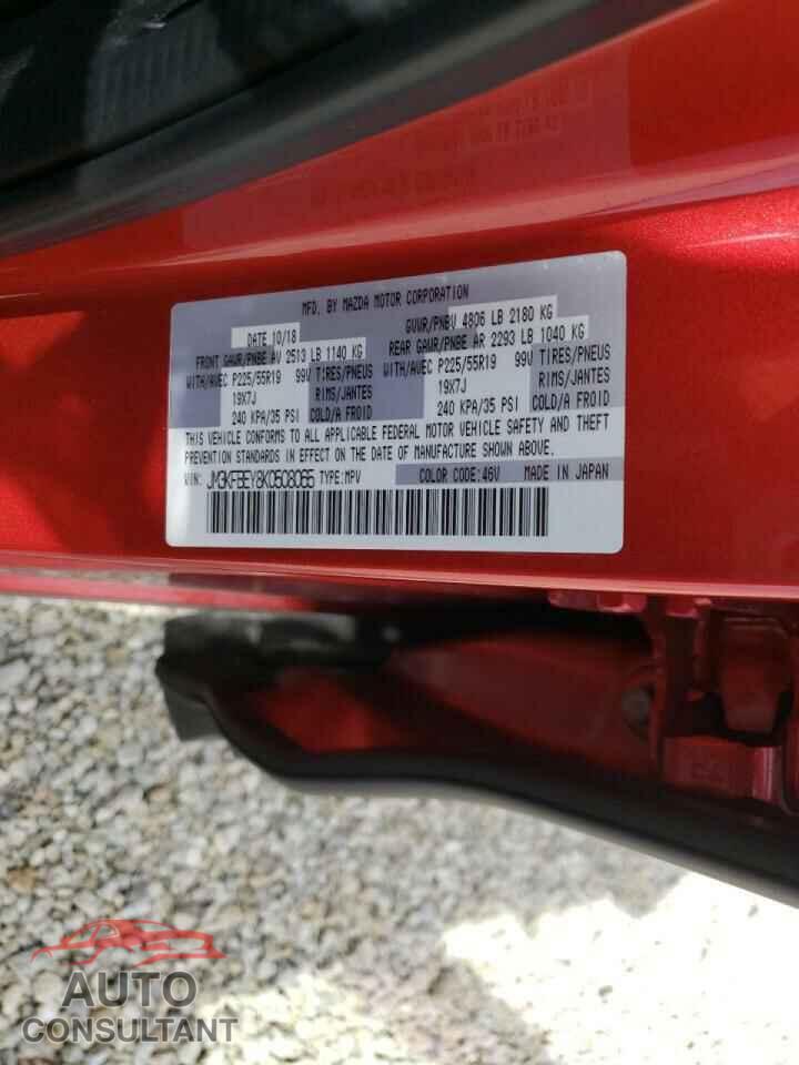 MAZDA CX-5 2019 - JM3KFBEY8K0508065