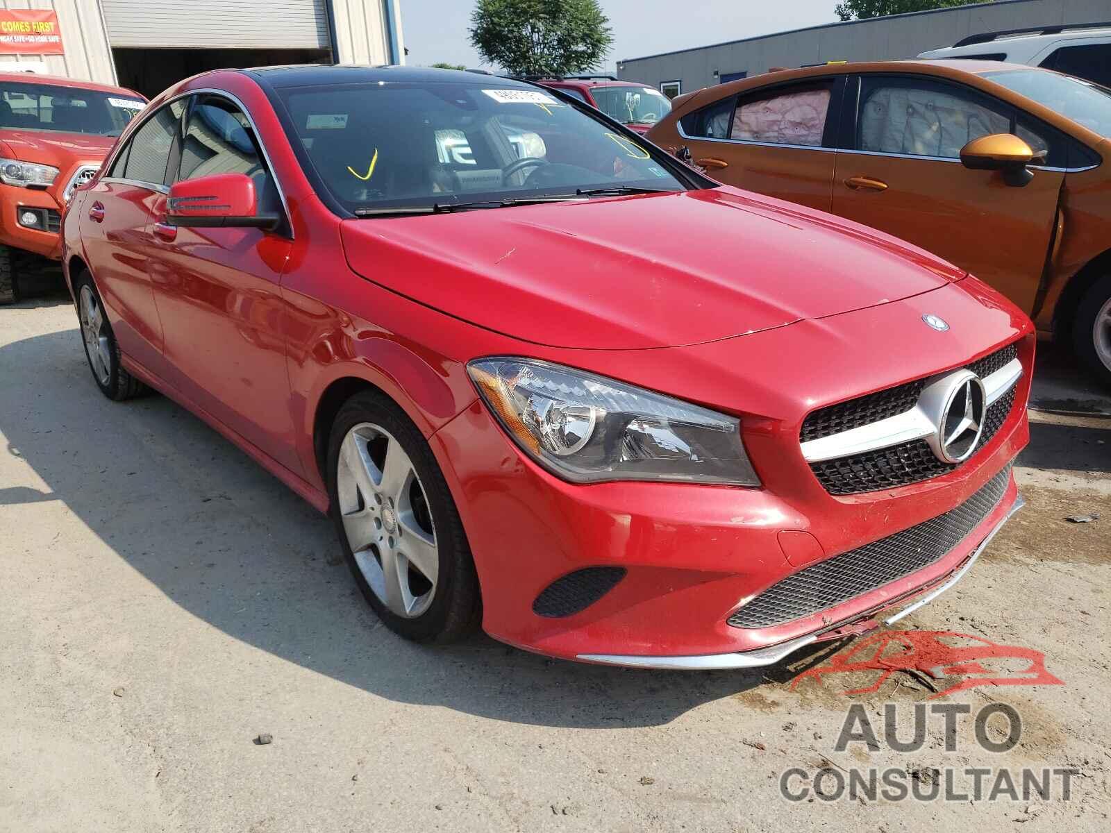 MERCEDES-BENZ CLA-CLASS 2017 - WDDSJ4GB8HN437091