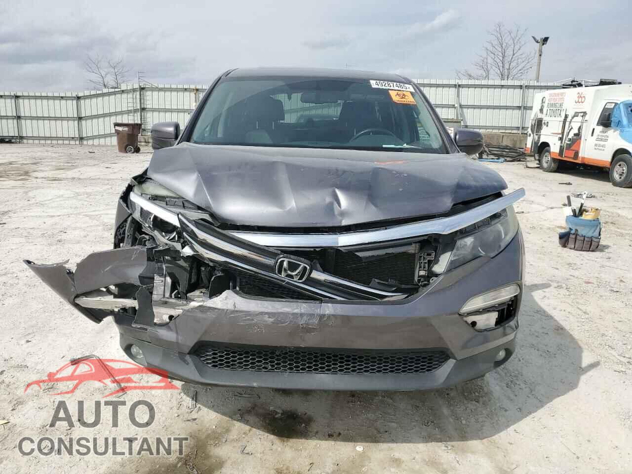 HONDA PILOT 2017 - 5FNYF5H75HB009872