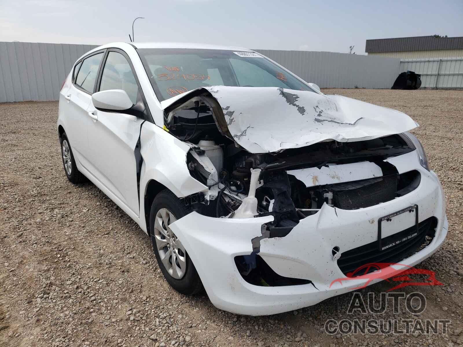 HYUNDAI ACCENT 2017 - KMHCT5AE3HU324054
