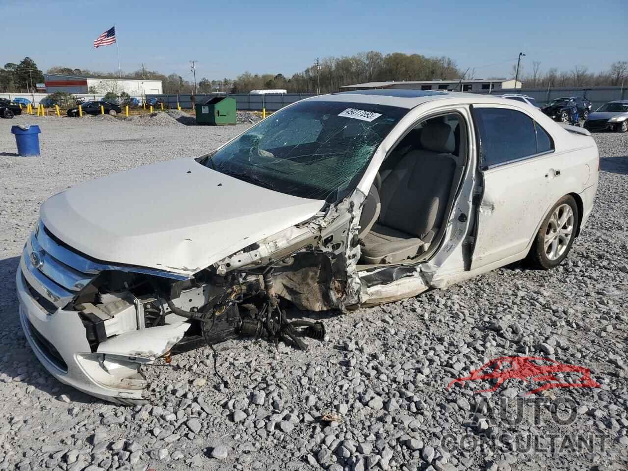FORD FUSION 2012 - 3FAHP0HA3CR209609