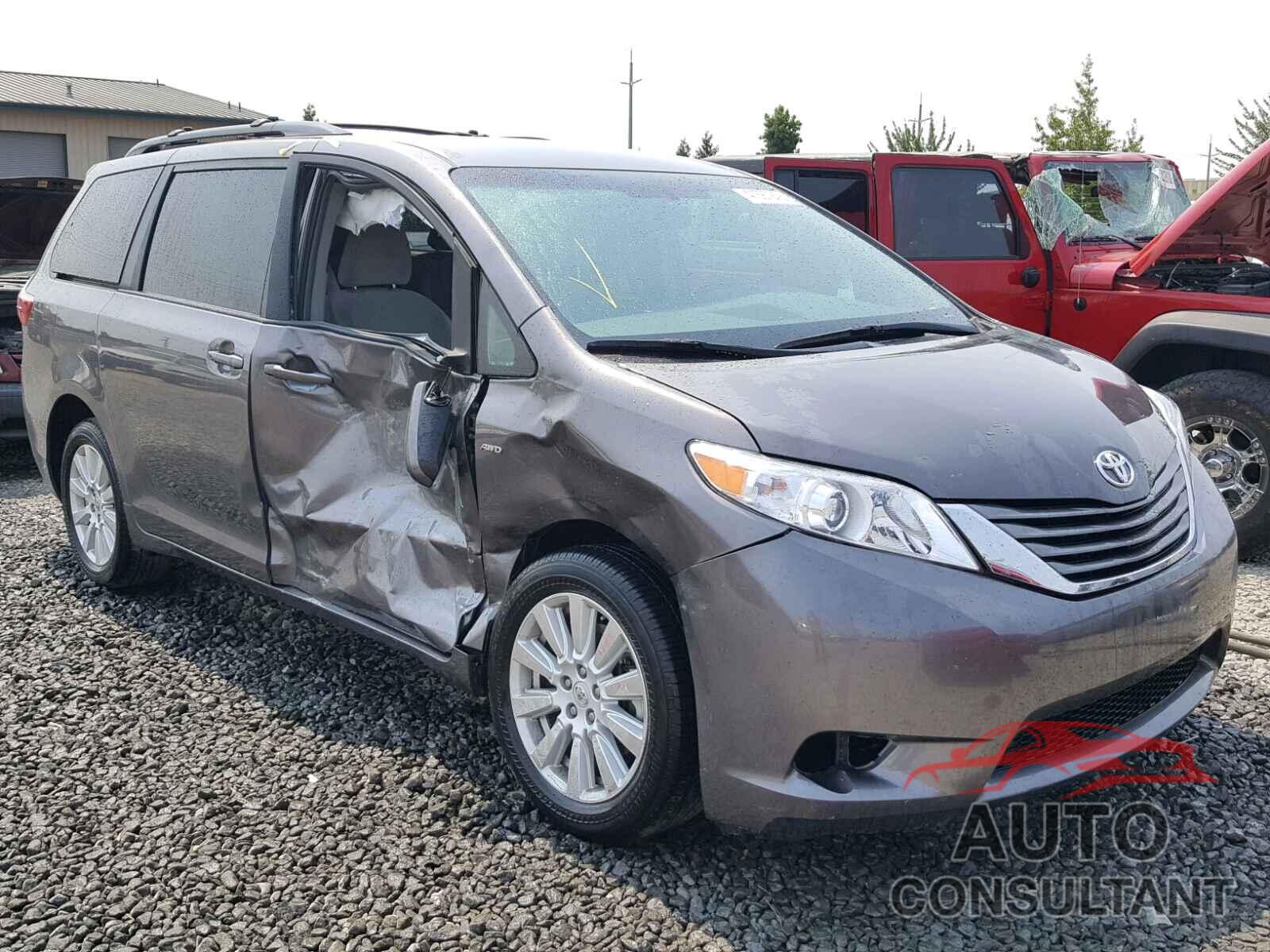 TOYOTA SIENNA LE 2017 - 5TDJZ3DCXHS178457